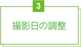 撮影日の調整